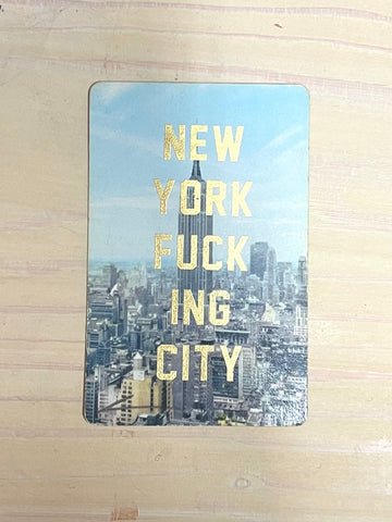 NEW YORK FUCKING CITY