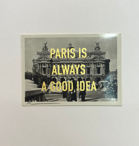 Paris Is Always A Good Idea Gold Leaf (mini)