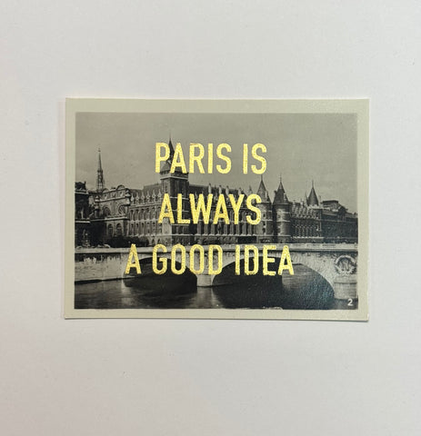 Paris Is Always A Good Idea Gold Leaf (mini)