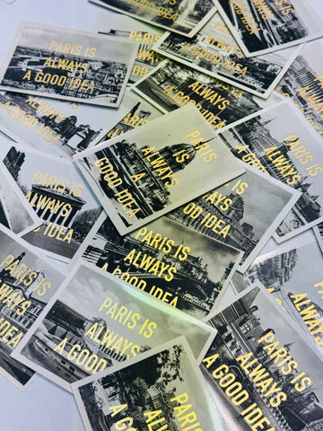 Paris Is Always A Good Idea Gold Leaf (mini)