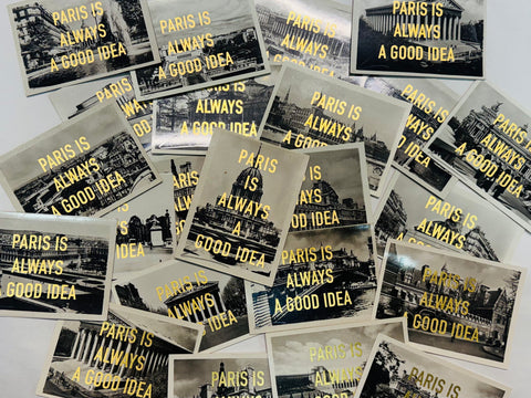 Paris Is Always A Good Idea Gold Leaf (mini)