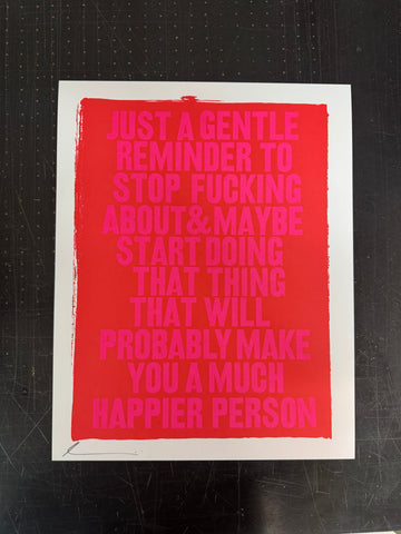 GENTLE REMINDER - LITHO