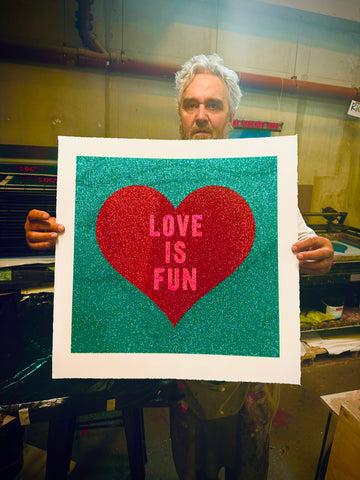 Love Is Fun Glitter