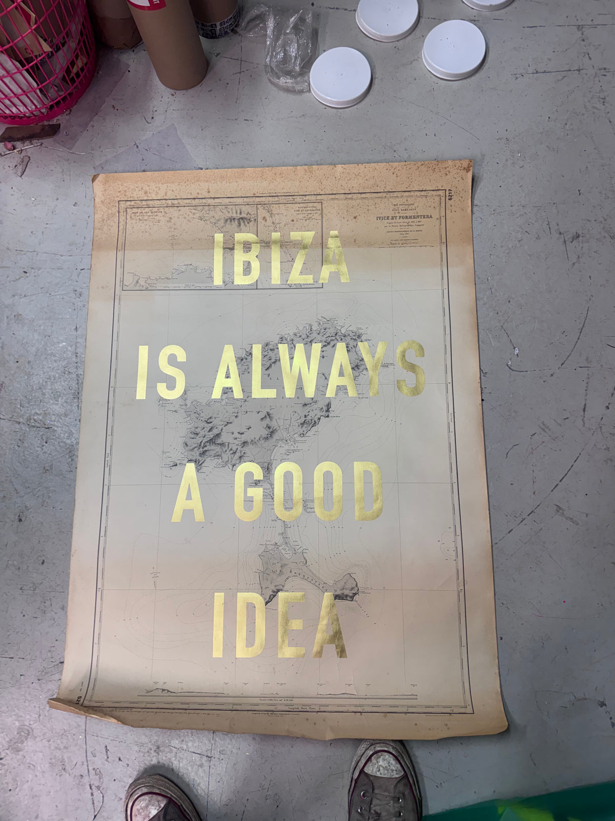 IBIZA IS ALWAYS A GOOD IDEA - 105cm x 75cm