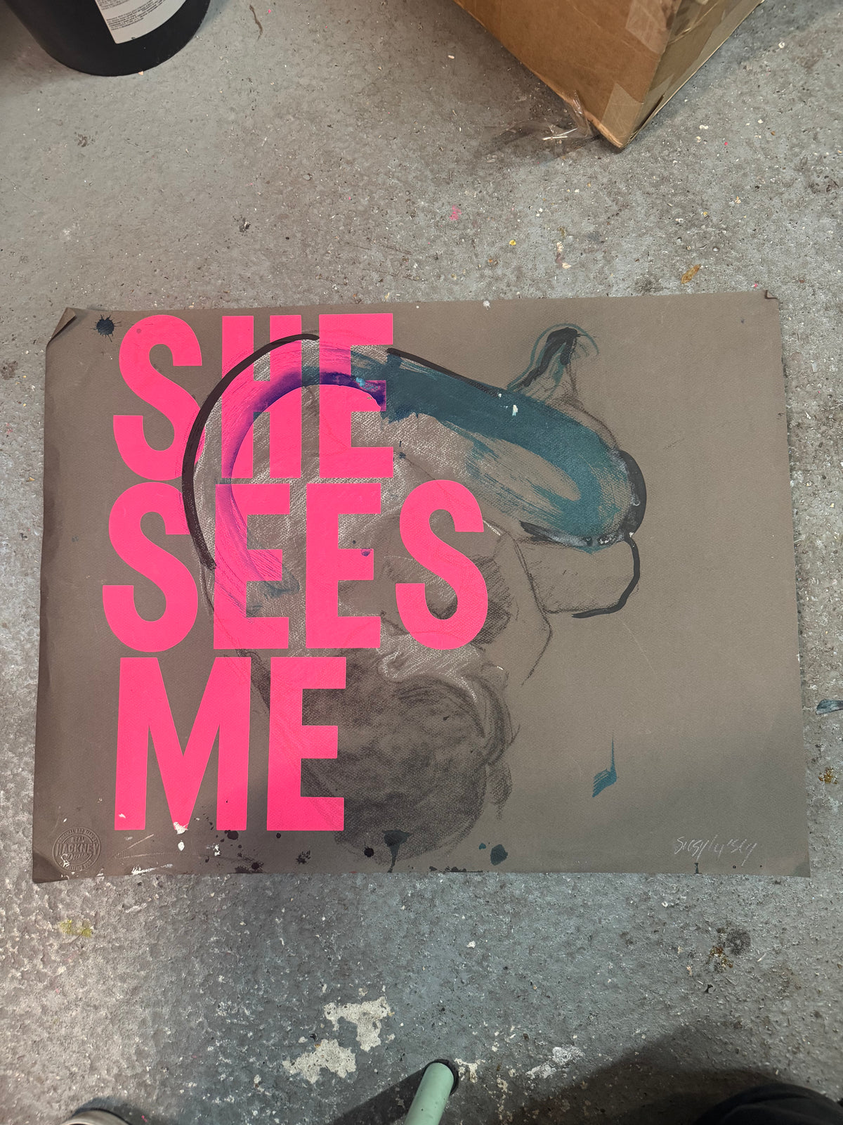 Soozy Lipsy X RealHackneyDave Collaboration (500 x 750 mm)