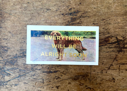 Everything Will Be Alright Soon (Dog - Landscape)