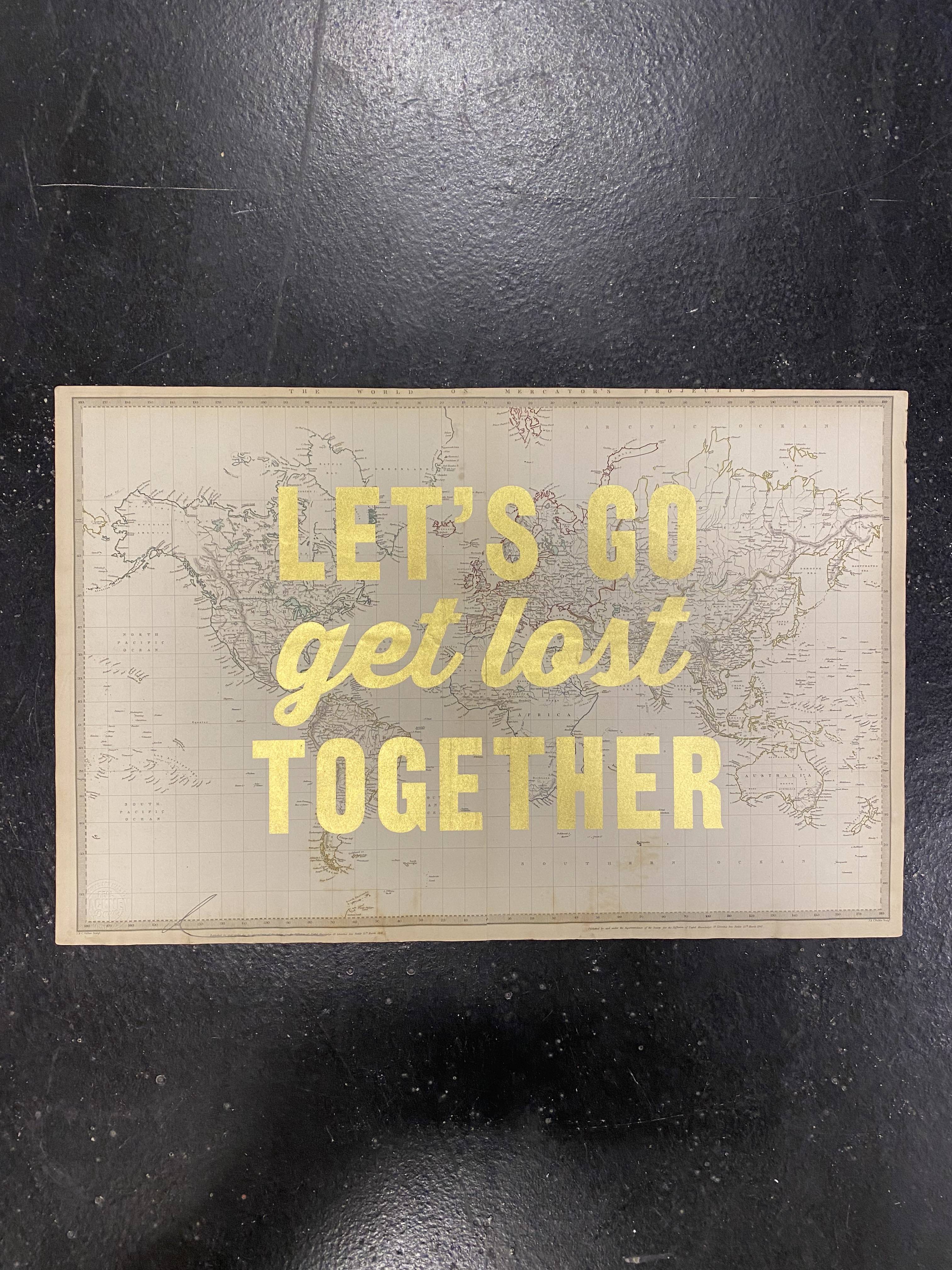 LET’S GO GET LOST TOGETHER-GOLD