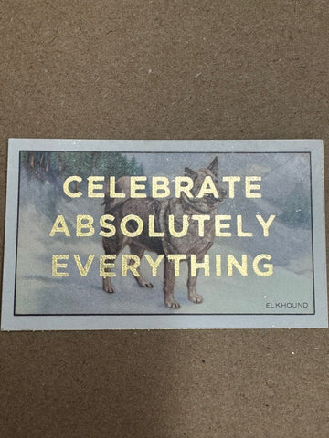 CELEBRATE ABSOLUTELY EVERYTHING