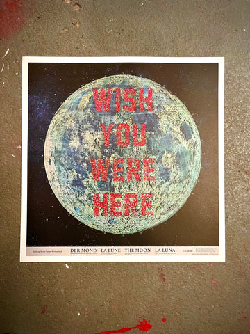 Wish You Were Here (Moon Map)